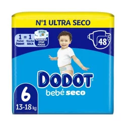 BEBÉ-SECO PAÑALES TALLA 6 48U