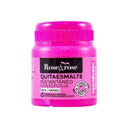 QUITAESMALTE ESPONJA FRAMBUESA