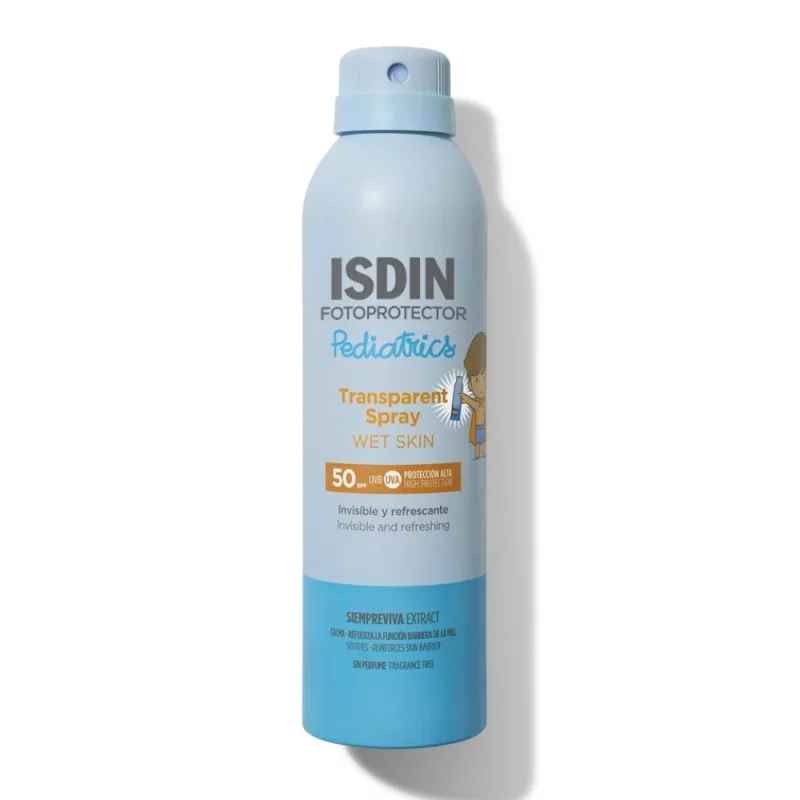 ISDIN Transparent Spray Wet Skin Pediatrics SPF50