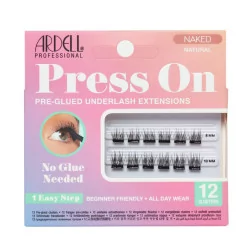 PRESS ON NAKED NATURAL 12P