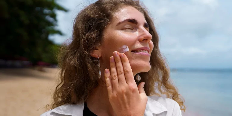 Crema solar para la cara